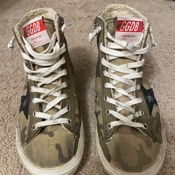 Golden Goose Shoes - Authentic Golden Goose camo Francy style. Size 9